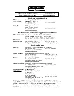 Preview for 2 page of Omega OMEGASCOPE OS520 User Manual