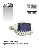 Preview for 1 page of Omega OMG-COMM8-PCI User Manual