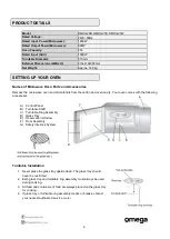 Предварительный просмотр 7 страницы Omega OMOG25B Instruction Manual