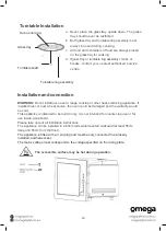 Предварительный просмотр 10 страницы Omega OMW34X Instruction Manual