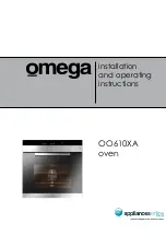 Предварительный просмотр 1 страницы Omega OO610XA Installation And Operating Instructions Manual