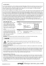 Preview for 17 page of Omega OO61PX Operating And Installation Instructions