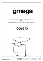 Предварительный просмотр 1 страницы Omega OO62PX Operating And Installation Instructions