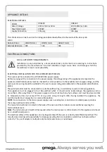 Preview for 5 page of Omega OO650X Operating And Installation Instructions