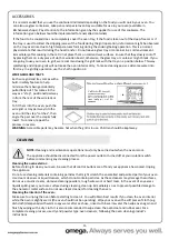 Preview for 15 page of Omega OO650X Operating And Installation Instructions