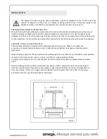 Preview for 6 page of Omega OO653X Operating And Installation Instructions