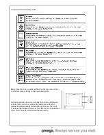 Preview for 10 page of Omega OO653X Operating And Installation Instructions