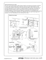 Preview for 7 page of Omega OO654WA Operating And Installation Instructions