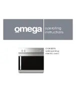 Preview for 1 page of Omega OO65SXN Operating Instructions Manual