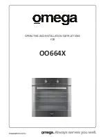 Omega OO664X Operating And Installation Instructions preview