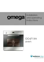 Предварительный просмотр 1 страницы Omega OO671XA Installation And Operating Instructions Manual