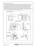 Preview for 7 page of Omega OO6AX Operating And Installation Instructions