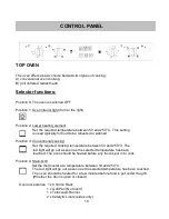 Preview for 10 page of Omega OO845XR Instructions For The Use, Care And Installation