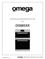 Preview for 1 page of Omega OO885XR Operating And Installation Instructions