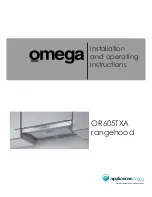 Omega OR605TXA Installation And Operating Instructions Manual предпросмотр
