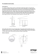 Preview for 6 page of Omega ORC916MB Instruction Manual