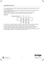 Предварительный просмотр 8 страницы Omega ORC93XA Instruction Manual