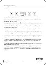 Preview for 9 page of Omega ORC93XA Instruction Manual