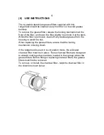 Preview for 8 page of Omega ORC97G Instructions For The Use And Care And Installation