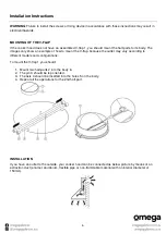 Предварительный просмотр 6 страницы Omega ORCG60MB Instruction Manual