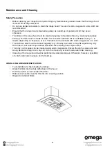 Предварительный просмотр 11 страницы Omega ORCG60MB Instruction Manual