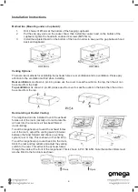 Preview for 6 page of Omega ORF60XL Instruction Manual