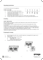 Preview for 7 page of Omega ORF60XL Instruction Manual