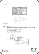 Предварительный просмотр 5 страницы Omega ORT9WXL Instruction Manual