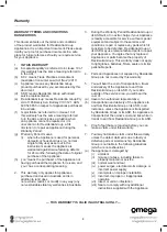 Предварительный просмотр 8 страницы Omega ORU50PXL Instruction Manual