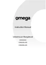 Preview for 1 page of Omega ORU52GLED Instruction Manual