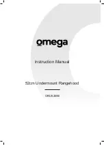 Предварительный просмотр 1 страницы Omega ORU52MB Instruction Manual