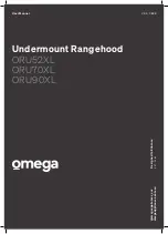 Preview for 1 page of Omega ORU52XL User Manual