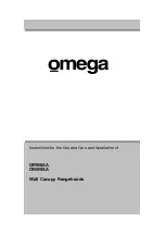 Omega ORW6XA Instructions For The Use And Care And Installation предпросмотр