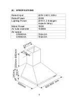 Предварительный просмотр 11 страницы Omega ORW6XA Instructions For The Use And Care And Installation