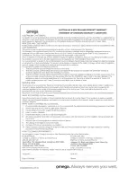 Предварительный просмотр 12 страницы Omega ORW6XA Instructions For The Use And Care And Installation