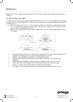 Предварительный просмотр 8 страницы Omega ORW6XL Instruction Manual