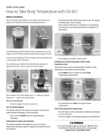 Preview for 3 page of Omega OS-821 Series User Manual