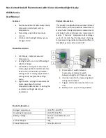 Preview for 4 page of Omega OS-821 Series User Manual