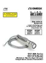 Omega OS130A Series User Manual предпросмотр