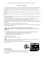 Preview for 10 page of Omega OS450X Instructions For The Use And Care And Installation