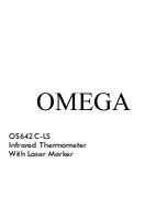 Omega OS642C-LS Owner'S Manual preview