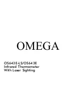 Omega OS643-LS Owner'S Manual preview