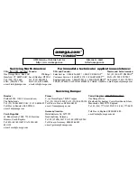 Preview for 2 page of Omega OS643W User Manual