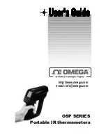 Preview for 1 page of Omega OSP SERIES User Manual