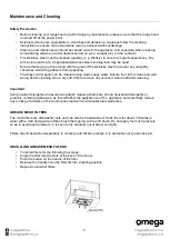 Предварительный просмотр 9 страницы Omega OUM52X Instruction Manual