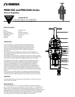 Предварительный просмотр 1 страницы Omega PRG352A Instruction Sheet