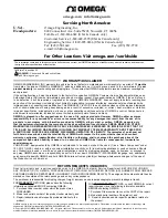 Предварительный просмотр 2 страницы Omega PRG352A Instruction Sheet