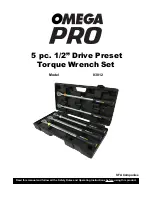 Omega Pro 83012 User Manual preview