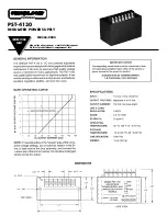 Предварительный просмотр 1 страницы Omega PST-4130 Instruction Sheet