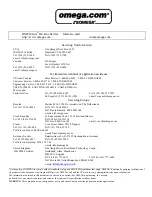 Preview for 2 page of Omega PX2088 User Manual